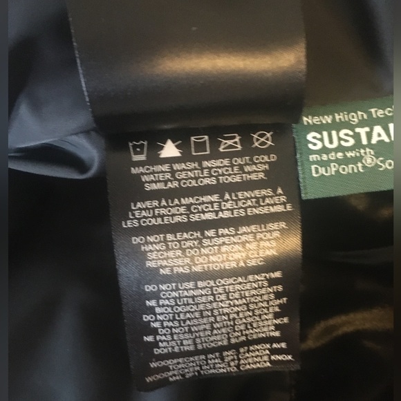 WOODPECKER WOODY BOMBER JACKET - ALL WET BLACK New - Picture 9 of 16